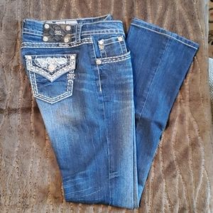 Miss Me mid-rise bootcut jeans sz 28
